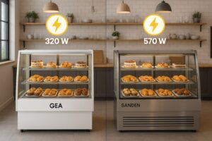 Showcase GEA vs Sanden Bekas untuk Bakery: Perbandingan Konsumsi Listrik dan Daya Tahan
